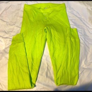 Neon pajama pants
